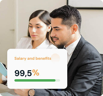 Person working from home on mobile